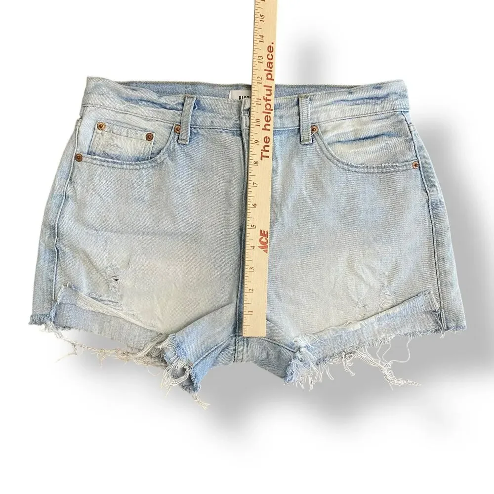 Pistola Women’s Kylee Denim High Rise Relaxed Cuffed Jean Shorts Size 28 - Picture 4 of 9